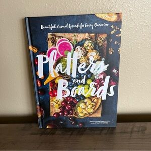 Platters and Boards Book Recipe Cookbook Charcuterie Board Guide Interior Design